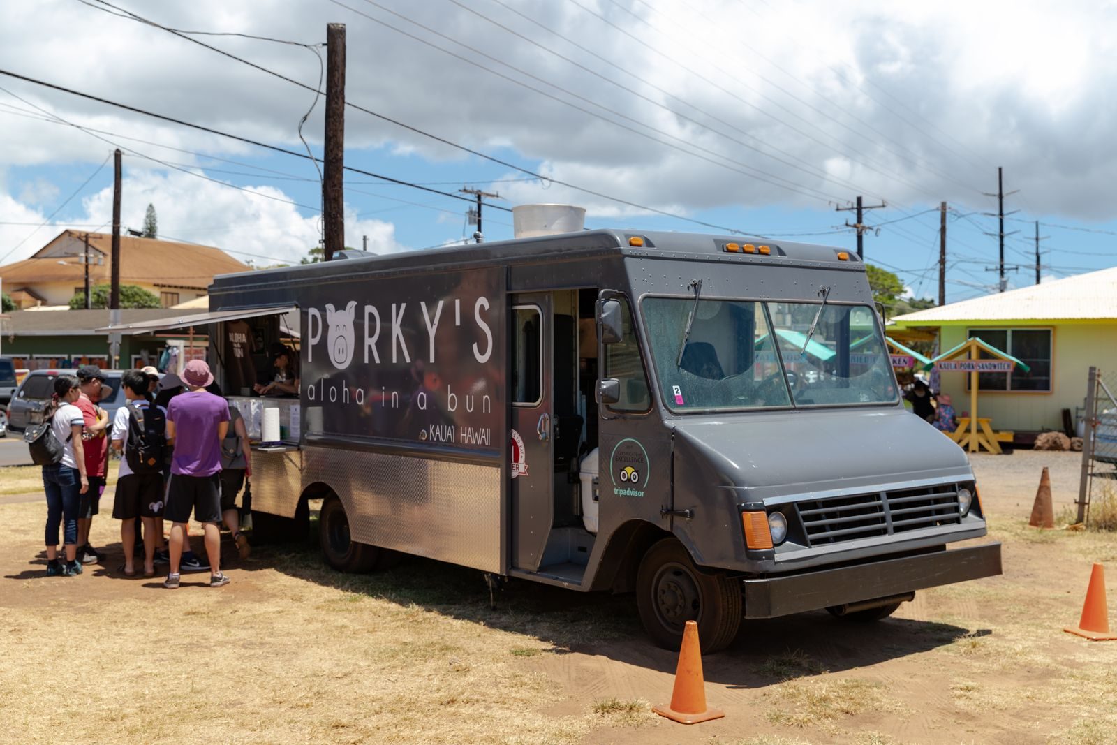 A Hawaiian food truck in Kauai. Da Hawaiian Kitchen was established in 2009 as a family-run operation.