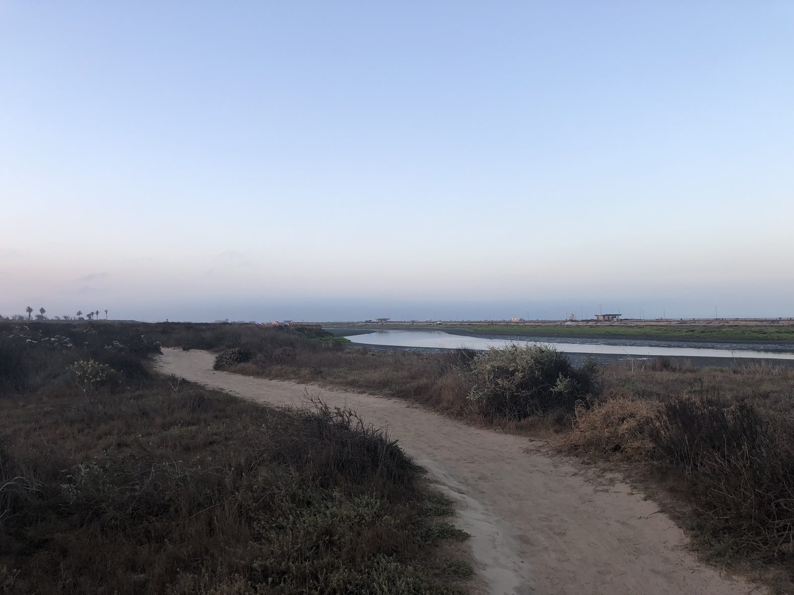 The Mesa Trail in the Bolsa Chica Ecological Reserve, in the northwest corner of Huntington Beach. Saturday's crash happened on Warner Avenue, east of Brightwater Drive, in the same part of the city.