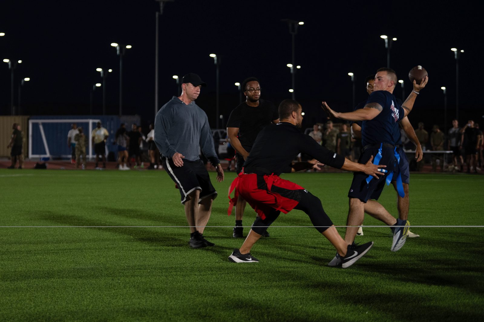 A flag football game played under the lights. MaxPreps ranks the Oilers No. 4 nationally in its Oct. 5 computer rankings.