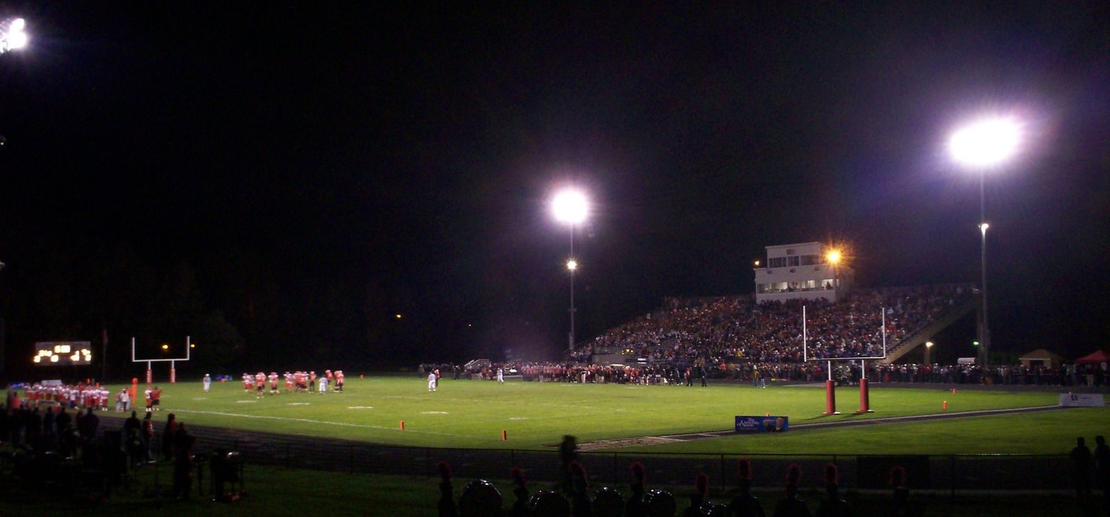 A night homecoming game at a high school stadium in Kent, Ohio. The league opener against El Modena kicks off at 7 p.m. on Oct. 2.