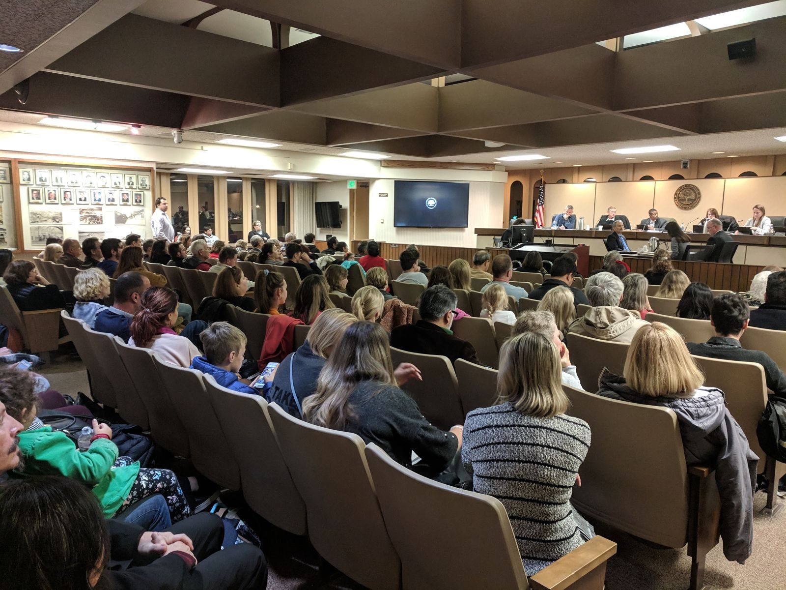 The proposal calls for two detached ADUs of about 420 and 480 square feet on an existing multi-family property.