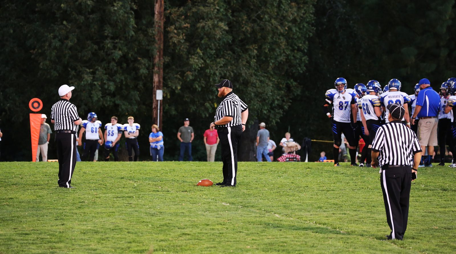 File photo: a high school football game in Oregon. Marina fell 41-7 at Cypress on Friday and hosts Pacifica on Oct. 23.